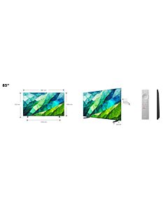 TCL 85C855K TV 2.16 m (85") 4K Ultra HD Smart TV Wi-Fi Black 3500 cd/m²