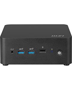 MSI Cubi NUC 13MQG Intel Core i7 1365U vPRO Barebone, NUC, SFF, Mini Computer, HTPC, (NO RAM, NO Storage, NO OS), vPRO/Intel Graphics/DDR5/Dual ThunderBolt 4/Dual HDMI/Dual LAN/WiFi 6E/BT 5.3/VESA