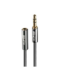 Lindy 5m 3.5mm Extension Audio Cable, Cromo Line