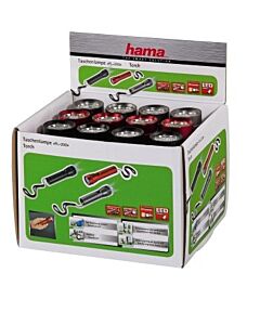 Hama FL-200 Black, Grey, Red Headband flashlight LED