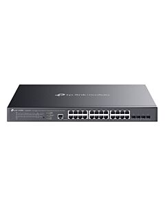 TP-Link Omada SG3428XMPP network switch Managed L2+ Gigabit Ethernet (10/100/1000) Power over Ethernet (PoE) 1U Black SG3428XMPP