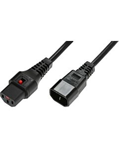Microconnect PC1021 power cable Black 2 m C13 coupler C14 coupler 42-3011