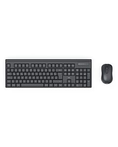 Hama WKM-100 keyboard Mouse included Universal RF Wireless QWERTY UK International Black 73173051