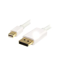 StarTech.com 2m (6ft) Mini DisplayPort to DisplayPort 1.2 Cable - 4K x 2K UHD Mini DisplayPort to DisplayPort Adapter Cable - Mini DP to DP Cable for Monitor - mDP to DP Converter Cord MDP2DPMM2MW