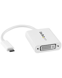 StarTech.com USB-C to DVI Adapter - White