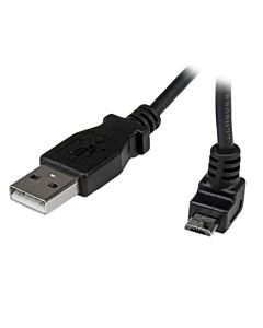 StarTech.com 2m Micro USB Cable - A to Up Angle Micro B USBAUB2MU