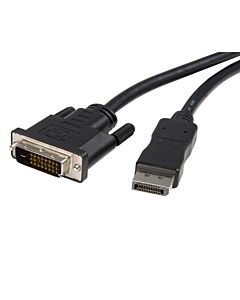 StarTech.com 10ft (3m) DisplayPort to DVI Cable - DisplayPort to DVI Adapter Cable 1080p Video - DisplayPort to DVI-D Cable Single Link - DP to DVI Monitor Cable - DP 1.2 to DVI Converter DP2DVIMM10