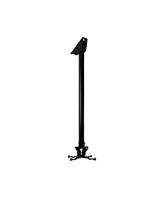 B-Tech SYSTEM 2 - Universal Projector Ceiling Mount with Micro-adjustment - 1.5m Ø50mm Pole