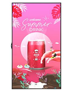 LG 49XS4P-B.AEK Signage Display Digital signage flat panel 124.5 cm (49") LED 4000 cd/m² Full HD Black WebOS 24/7 49XS4P-B.AEK