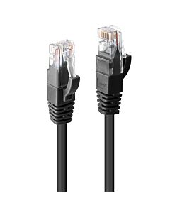 Lindy 15m Cat.6 U/UTP Network Cable, Black 48083