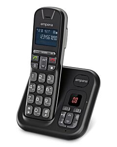 Emporia TH-21AB DECT telephone Caller ID Black