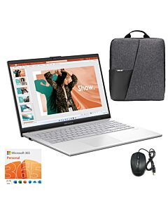ASUS Vivobook Go 15 E1504GA-NJ571WS Intel® N N200 Laptop 39.6 cm (15.6") Full HD 4 GB DDR4-SDRAM 128 GB Flash Wi-Fi 6E (802.11ax) Windows 11 Home in S mode Silver