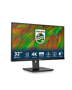 Philips 3000 series 32B1N3800/00 computer monitor 81.3 cm (32") 3840 x 2160 pixels 4K Ultra HD LCD Black 32B1N3800/00