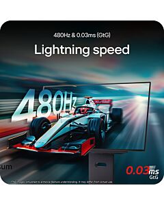 LG 27" UltraGear™ OLED 480Hz QHD Gaming Monitor 27GX790A-B.AEK