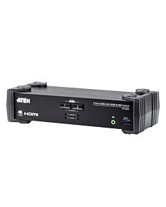 ATEN 2-Port USB 3.0 4K HDMI KVMP™ Switch with Audio Mixer e CS1822