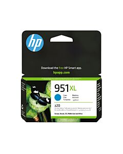 HP 951XL High Yield Cyan Original Ink Cartridge CN046AE#BGX