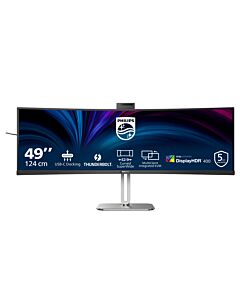 Philips 49B2U6903CH/00 computer monitor 124.5 cm (49") 5120 x 1440 pixels Dual QHD LCD Grey 49B2U6903CH/00