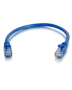 C2G 0.3m Cat6 Booted Unshielded (UTP) Network Patch Cable - Blue 83384