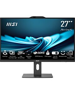 MSI Pro AP272P 14M Intel Core i5 14400 All in One PC, (16GB RAM, 512GB SSD, Windows 11PRO), 27 Inch IPS Screen/UHD Graphics/Type-C/USB/LAN/HDMI/DP/WiFi 6E/BT 5.3/VESA