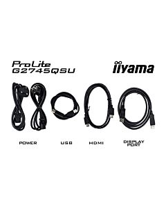 iiyama G-MASTER G2745QSU-B2 computer monitor 68.6 cm (27") 2560 x 1440 pixels Wide Quad HD LED Black G2745QSU-B2