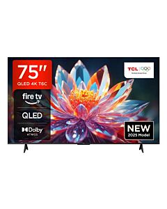 TCL T6C -UK 75 inch QLED 4K HDR 10+ Dolby Vision & Atmos Smart Fire TV