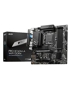 MSI PRO B760M-A WIFI DDR4 motherboard Intel B760 LGA 1700 micro ATX
