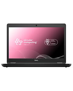 Circular Computing BSI certified Dell Latitude 5490 Refurbished Laptop, Intel Core i7 8th Gen , 16GB, 256GB SSD, 14” Full HD, Windows 11 Pro. The highest quality refurbished laptops in the world.