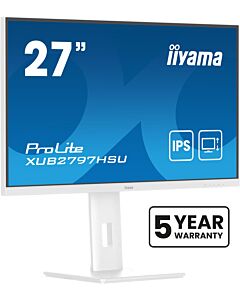 iiyama ProLite XUB2797HSU-W2 computer monitor 68.6 cm (27") 1920 x 1080 pixels Full HD LED White XUB2797HSU-W2