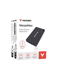 Verbatim Metal Mini SSD USB-C 3.2 Gen 2 1 TB 32031