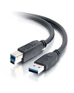 C2G 3m USB 3.0 USB cable USB A USB B Black 81682