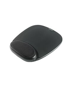 Kensington Memory Gel Mouse Pad with Integral Wrist Support - Black