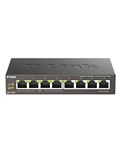 D-Link 8-Port Gigabit PoE Unmanaged Desktop Switch DGS-1008P/B