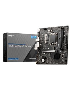 MSI PRO H610M-G DDR4 motherboard Intel H610 LGA 1700 micro ATX PRO H610M-G DDR4