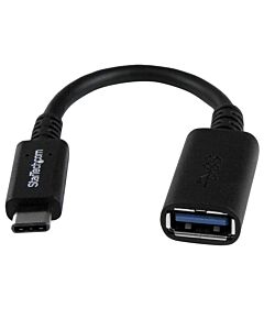StarTech.com USB-C to USB-A Adapter Cable - M/F - 6in - USB 3.0 (5Gbps) - USB-IF USB31CAADP