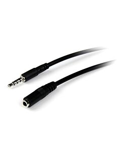 StarTech.com 2m 3.5mm 4 Position TRRS Headset Extension Cable - M/F MUHSMF2M