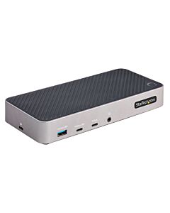 StarTech.com USB-C Triple Monitor Docking Station - HDMI/DP Triple 4k USB-C Dock - 5x USB Hub - GbE - 100W PD - Universal Multi Monitor Docking Station - Thunderbolt 3/4 Compatible