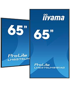 iiyama 65" 4K UHD Professional Digital Signage 24/7 display featuring Android OS, FailOver and Intel® SDM slot
