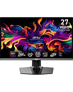MSI MPG 271QRX QD-OLED computer monitor 67.3 cm (26.5") 2560 x 1440 pixels Wide Quad HD Black