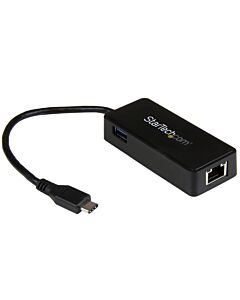 StarTech.com USB-C to Gigabit Network Adapter with Extra USB 3.0 Port US1GC301AU
