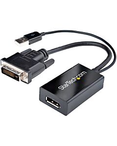 StarTech.com DVI to DisplayPort Adapter - USB Power - 1920 x 1200 - DVI to DisplayPort Converter - Video Adapter - DVI-D to DP DVI2DP2
