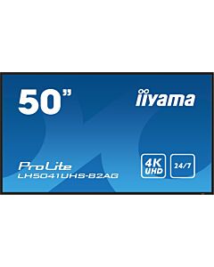 iiyama LH5041UHS-B2AG Signage Display Digital signage flat panel 127 cm (50") LCD 500 cd/m² 4K Ultra HD Black 24/7 LH5041UHS-B2AG