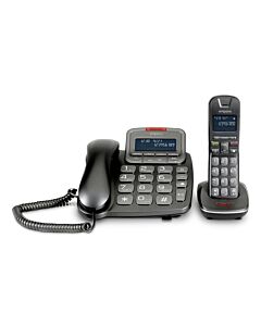 Emporia TH-21ABB Analog/DECT telephone Caller ID Black