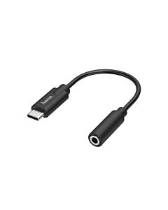 Hama 00205282 mobile phone cable Black USB C 3.5mm