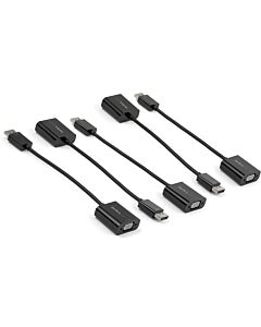 StarTech.com 5-Pack DisplayPort to VGA Adapter - DisplayPort 1.2 to VGA Active Adapter - Digital DP to Analog VGA Video Converter Dongle - DisplayPort Male to VGA Female Monitor Adapter DP2VGA3X5