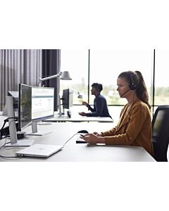 Poly EncorePro 520V Binaural Headset VoiceTube +Quick Disconnect