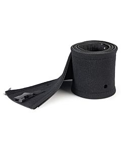 StarTech.com 40" (1m) Neoprene Cable Management Sleeve with Zipper & Buckle - 1.2" (3cm) Diameter - Computer/PC Power/Network/AV Cord Cover/Manager - Flexible Cable Organizer Wrap - Black