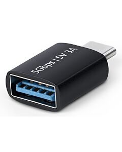 StarTech.com USB-C to USB-A Adapter, USB 5Gbps, Compact USB-C Male to USB-A Female Adapter, Durable Metal Housing, M/F