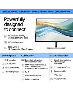 HP Series 5 Pro 23.8 inch FHD USB-C Monitor - 524pu 9D9V7AA#ABU