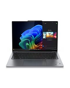 Lenovo ThinkPad X9-14 Gen 1 Copilot+ PC Intel Core Ultra 7 258V Laptop 35.6 cm (14") WUXGA 32 GB LPDDR5x-SDRAM 512 GB SSD Wi-Fi 7 (802.11be) Windows 11 Pro English Grey