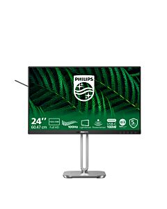 Philips 5000 series 24B2G5301/00 computer monitor 60.5 cm (23.8") 1920 x 1080 pixels Full HD LCD Black 24B2G5301/00